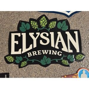 Elysian‎ Brewing Metal Sign Hops Beer Bar Decor Vintage Collectible